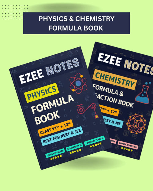 Physics + Chemistry Formula Book – For NEET and JEE