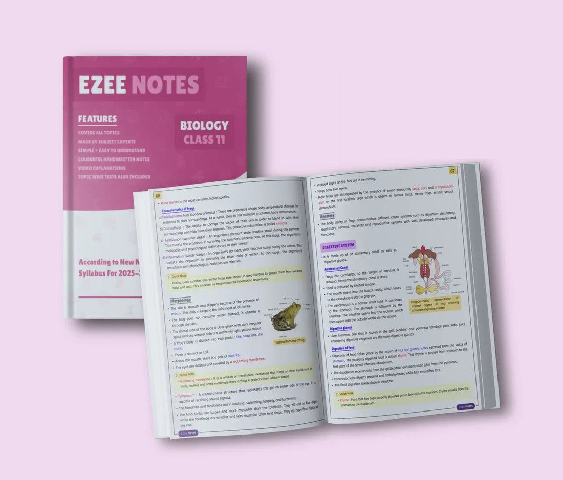 Physics + Biology Ezee Notes – Class 11